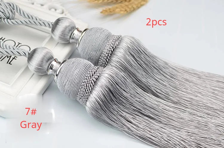 rideau tieback soie synthétique tassel classique moderne accroche fenêtre décoration chambre salon