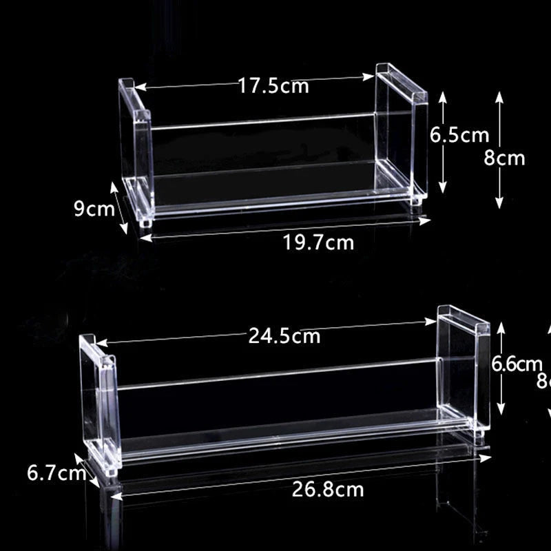 étagère acrylique transparente moderne rangement cosmétiques bocaux assaisonnement figurines pop