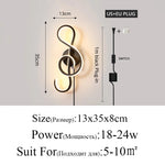 applique murale moderne aluminium noir blanc contemporain spirale fixée mur