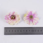 décoration intérieure fleurs artificielles lotus vintage rose vert clair mariage scrapbooking decor