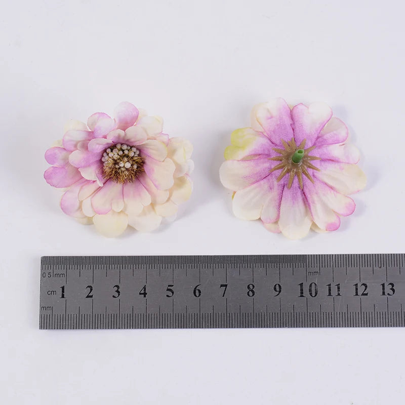 décoration intérieure fleurs artificielles lotus vintage rose vert clair mariage scrapbooking decor