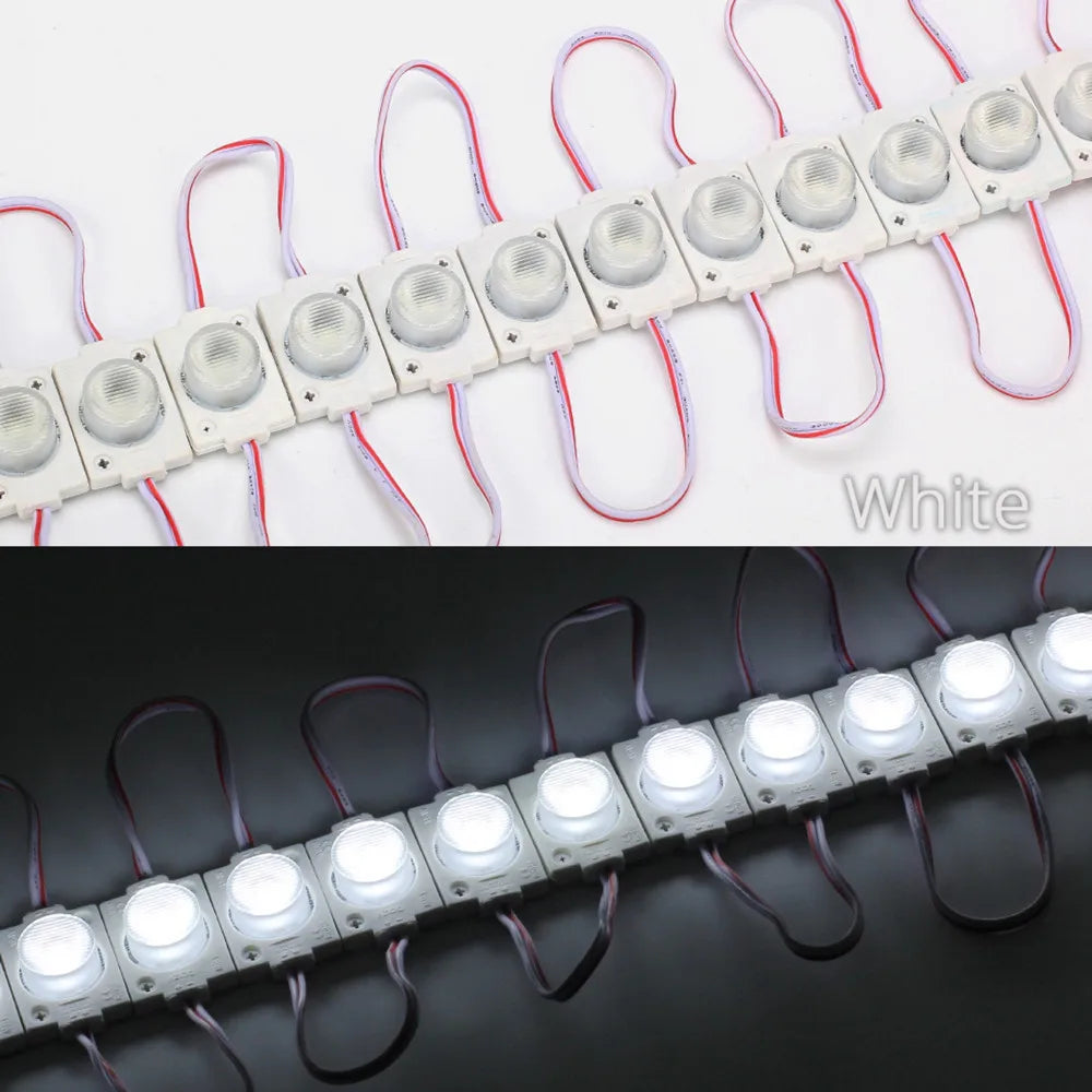 ampoules led blanc rouge bleu jaune vert transparentes modernes câbles électriques 12v
