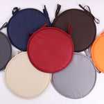 coussin chaise rond siège décoration maison moderne couleur unie