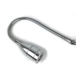 lampe flexible argentée 12v 24v 220v blanc chaud lumière naturelle moderne