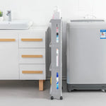 chariot rangement blanc moderne plateaux roulettes support cuisine respectueux environnement