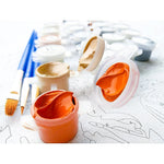 peinture huile paysage moderne toile peinture numéro kit cadeau adulteDecorationMurrale