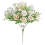 bouquet fleurs artificielles rose clair blanc bleu vert decoration maison classique romantiqueintérieurévénementmariage