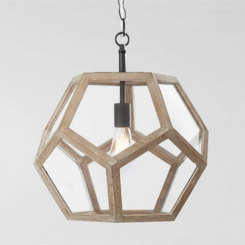 suspension lumineuse moderne bois blanc rose beige métallique chambre enfant