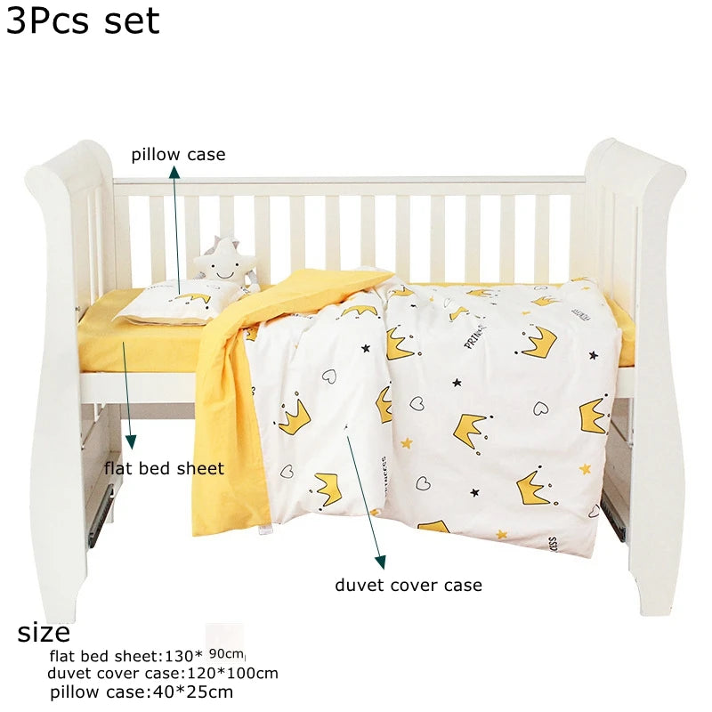 ensemble literie bébé drap plat couette oreiller motifs dessins animés couleur beige panda animaux