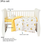 ensemble literie bébé drap plat couette oreiller motifs dessins animés couleur beige panda animaux