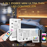 contrôleur led rgb cct rgbw rgb cct strip moderne blanc app controle distant 144w