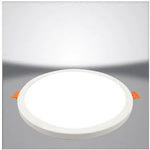plafonnier led blanc moderne 15w 20w rond carré opacité aluminium