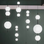 lumière suspendue led moderne minimaliste blanc noir chambre salon étudehôtel