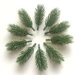 décoration intérieure branche artificielle sapin feuilles vert naturelle clips diy 50 pièces festive mariage