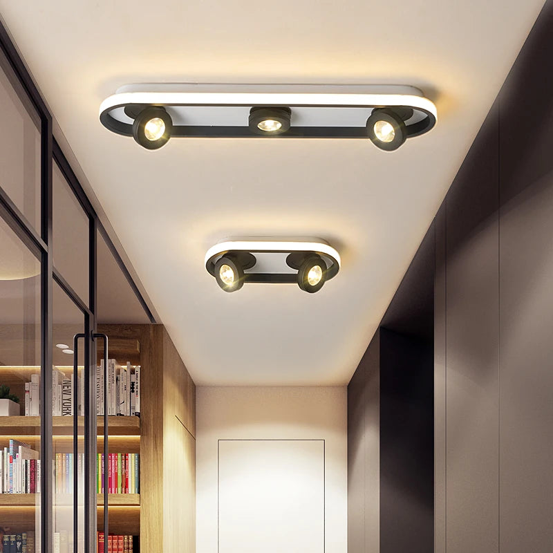 applique murale led moderne blanc noir lisse mat minimaliste