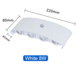 lampe murale led moderne blanc sensibilité mouvement étanche réglable intérieur extérieur