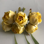 bouquet artificiel fleurs décoration maison jardin mariage rose blanche beige rouge violet jaune