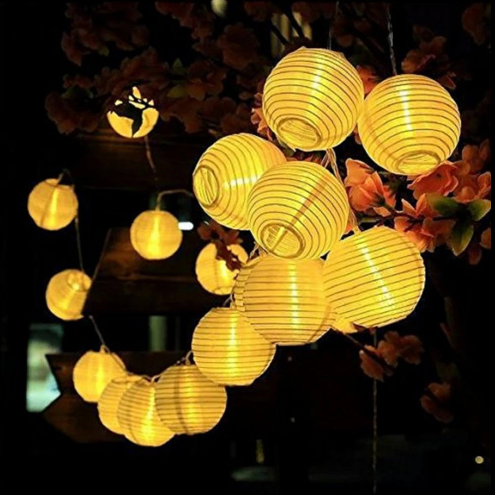 guirlande lumineuse solaire 10 led 20 led 30 led multicolore moderneextérieur vacances jardin bleu