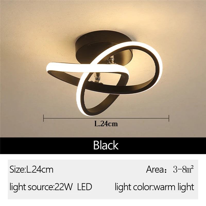 plafonnier led moderne or blanc noir anneau superposé flux lumineux 249 2000 tension 90