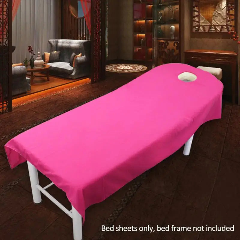 drap lit solide violet rose gris simple maison uni polyester coton