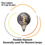 décoration led flexible 130mm jaune rouge vert bleu blanc moderne minimaliste