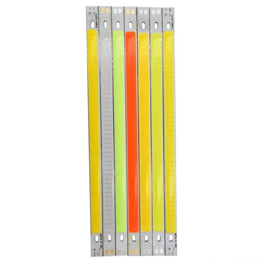 ruban led jaune rouge blanc 200mm lisse moderne 1000lm 12v 50v