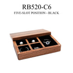 boîte bijoux bois compartiment verre bague collier boucle d'oreille cadeau