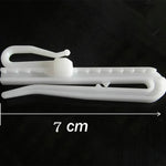 clips fixation blancs anneaux rideau plastique haute qualité modernes visible 7cm 9cm