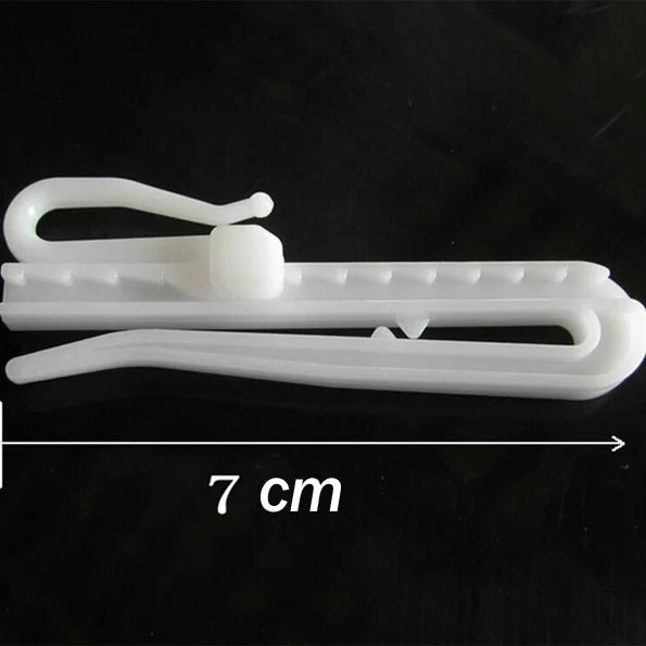 clips fixation blancs anneaux rideau plastique haute qualité modernes visible 7cm 9cm