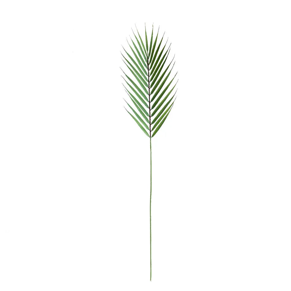 plantes artificielles feuilles palmier vert clair moderne décoration extérieure herbe fine régulière opaqueness exposition