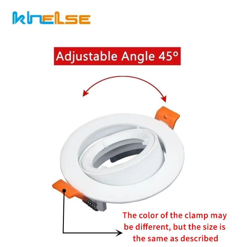 Spot LED blanc moderne clips orange compatible GU10 MR16 5W 90 260V