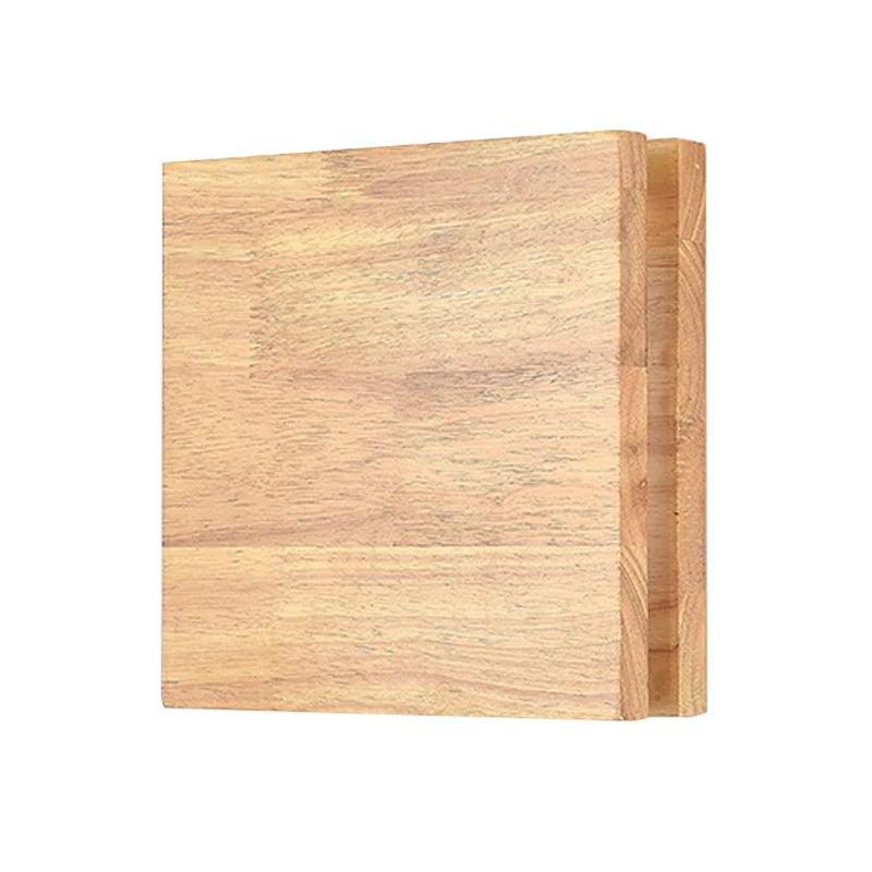 lampe murale moderne bois naturel clair éclairage quotidien chambre cuisine salle manger fixée mur