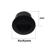lampe sol moderne led noir blanc rayures horizontales ip55 aluminium 1w 5w