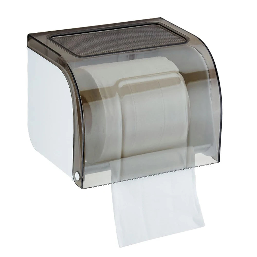 Boîte à mouchoirs murale étanche en plastique PVC pour salle de bains