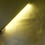 ruban led jaune rouge blanc 200mm lisse moderne 1000lm 12v 50v