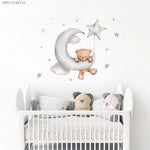 Autocollant mural chambre enfant ours