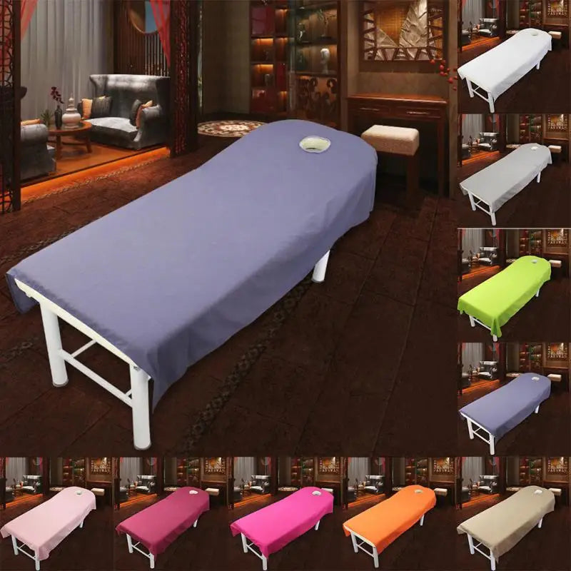 drap lit solide violet rose gris simple maison uni polyester coton
