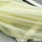 tissu polyester tulle pailleté rose clair blanc gris vert moderne décoration bricolage accessoire couture