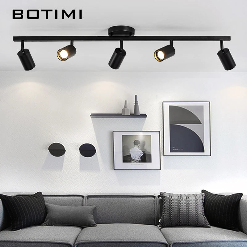 spots led blancs modernes réglables éclairage surface cuisine
