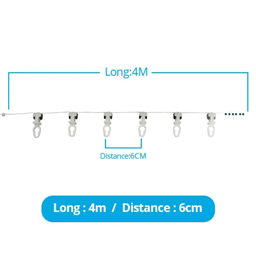 rideau blanc transparent moderne clips fenêtre 2m 4m 6m 8m