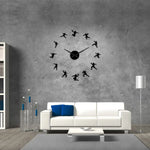 Détail mécanisme quartz horloge acrylique