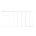 panneau decoratif grille metallique noir blanc minimaliste deco mur photo affiche supportobjetartificialflowersboulesrouges