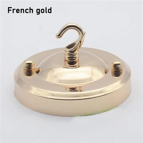 support suspension moderne anneau blanc noir cuivre doré argenté rond lisse