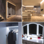 ruban led flexible blanc blanc chaud adhésif moderne 5v 60leds/m 50000heures usb decoration salon
