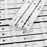 bandes rétroéclairage led lumières blanc rondelles points modernes nouvelle