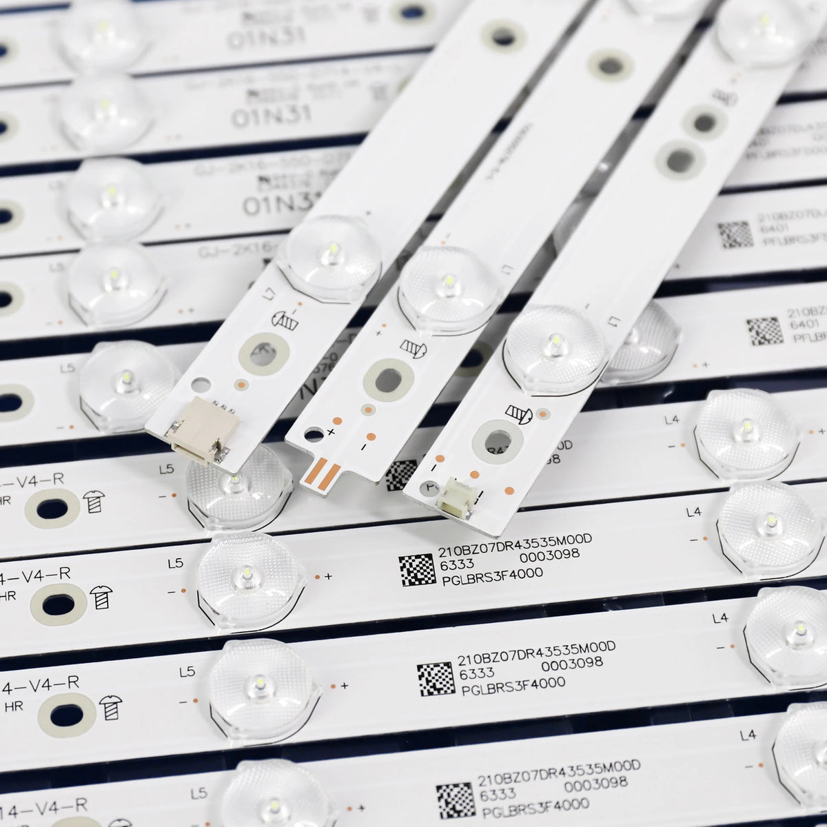 bandes rétroéclairage led lumières blanc rondelles points modernes nouvelle