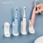 porte brosse dents mural adhésif moderne noir blanc rose minimaliste