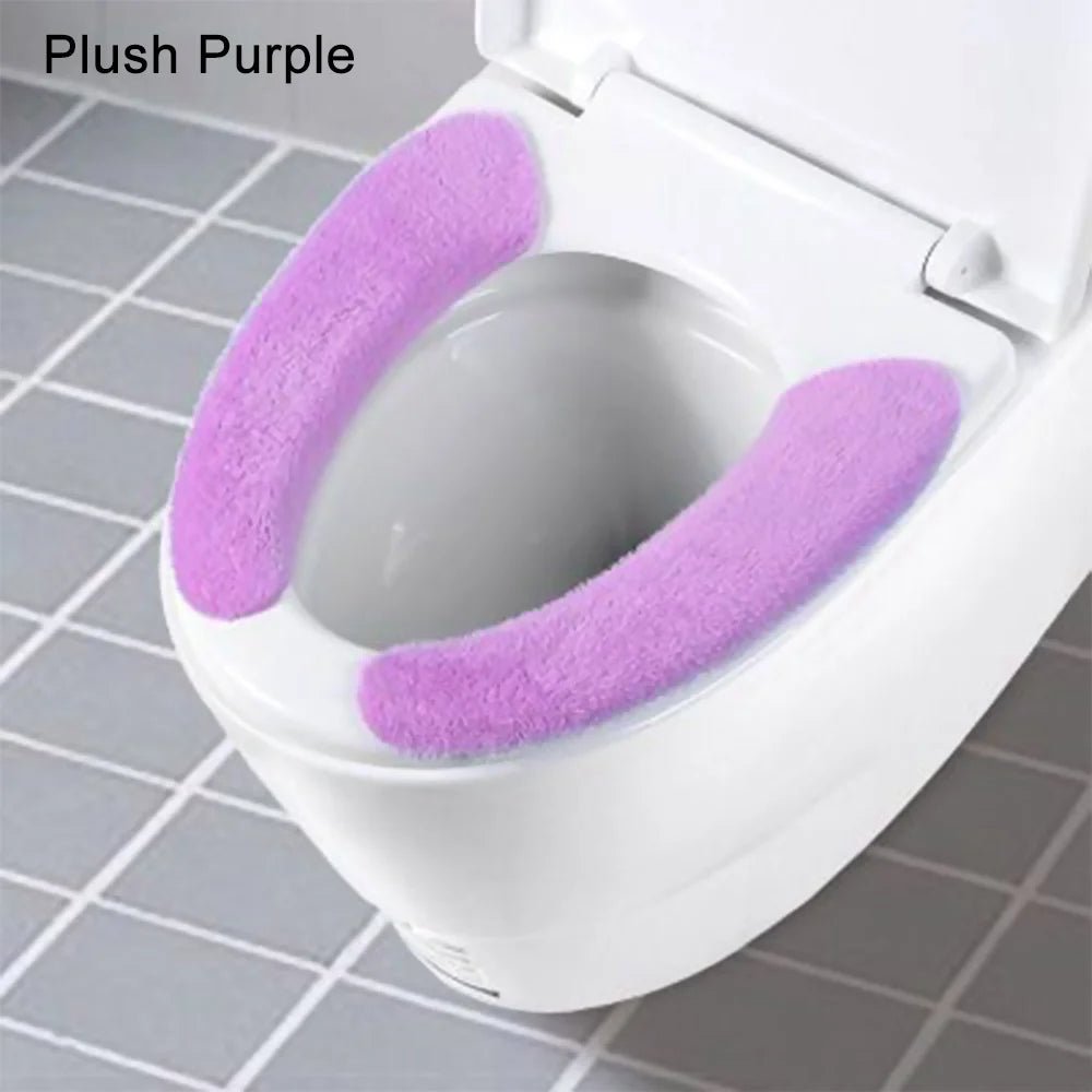 coussin toilette adhésif doux rose violet bleu vert imprimé animaux moderne respectueux environnement