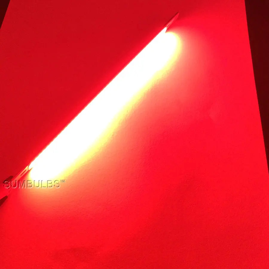 ruban led jaune rouge blanc 200mm lisse moderne 1000lm 12v 50v