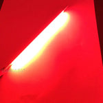ruban led jaune rouge blanc 200mm lisse moderne 1000lm 12v 50v